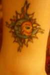 Sun and Moon tattoo