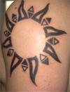 Indian Sun tattoo