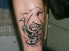 Hammerhead & Skulls tattoo