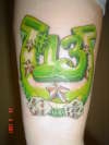 Lucky 13 tattoo