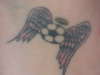 Soccer Angel tattoo