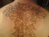Top of Paradiso Cross tattoo