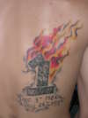 Tribute to "Fire One" Carrington tattoo