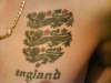 england 3 lions tattoo