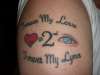 Love at 2nd sight tattoo