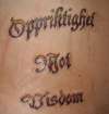 "serenity, courage, wisdom" in norwegian tattoo
