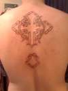 Back Cross tattoo