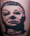Michael Myers after 1st session tattoo