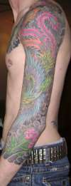Phoenix Sleeve tattoo