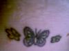butterfly&flowers tattoo