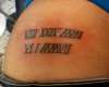on the hip.. my grandparents dates of death tattoo