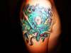 Dragon crap tattoo