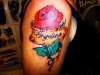Flower crap tattoo