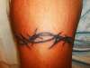 barb wire crap tattoo