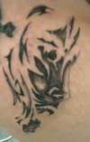 tribal vampire tattoo