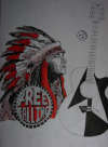 Free Falling Tattoo Design