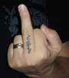 finger tattoo