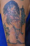 warrior chic tattoo