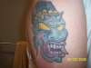 evil skull (idk) tattoo