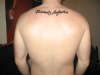 Niemals Aufgeben tattoo