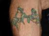 Twin Frogs tattoo