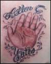 BABY HANDPRINT tattoo