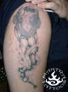 ass angel tattoo