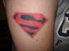 superman tattoo