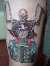 skull rider tattoo