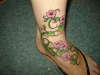 Memorial Tat Left Foot tattoo