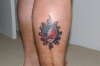 Tribal Steal Your Face tattoo
