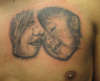 A Mother's Love Portrait tattoo