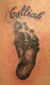 Baby's Footprint tattoo