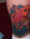 Cinnamon's Koi tattoo