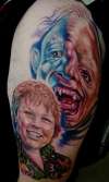 Goonies Chunk and Sloth tattoo