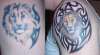 Lion fix up tattoo