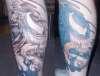 Venom Before n After tattoo