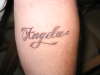 My Girl's Name tattoo