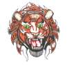 tiger design tattoo