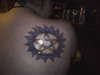 Rainbow Pentagram tattoo