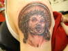 jesus portrait tattoo