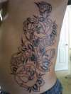 Family First, outline-shading tattoo