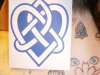 Celtic love knot tattoo