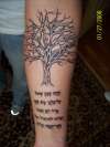 Tree of Life Psalm 1:3 in Hebrew tattoo