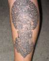 Yggdrasil Tree on Leg tattoo