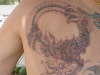 Thai dragon detail tattoo