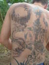thai dragon detail tattoo