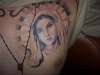 virgin mary tattoo