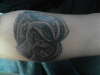 Money Rose tattoo