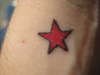 my wrist star tattoo